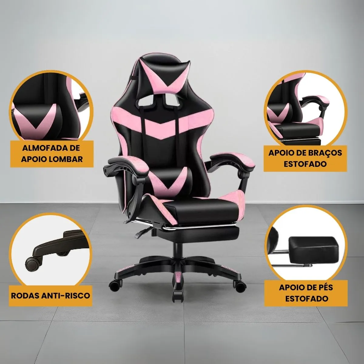 Gamer Nitro Ergonômica Luvinco
