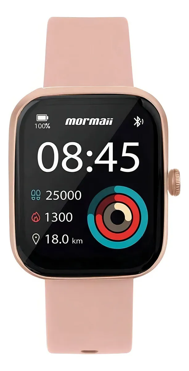Relógio Smartwatch Mormaii Life Ultra Rosa