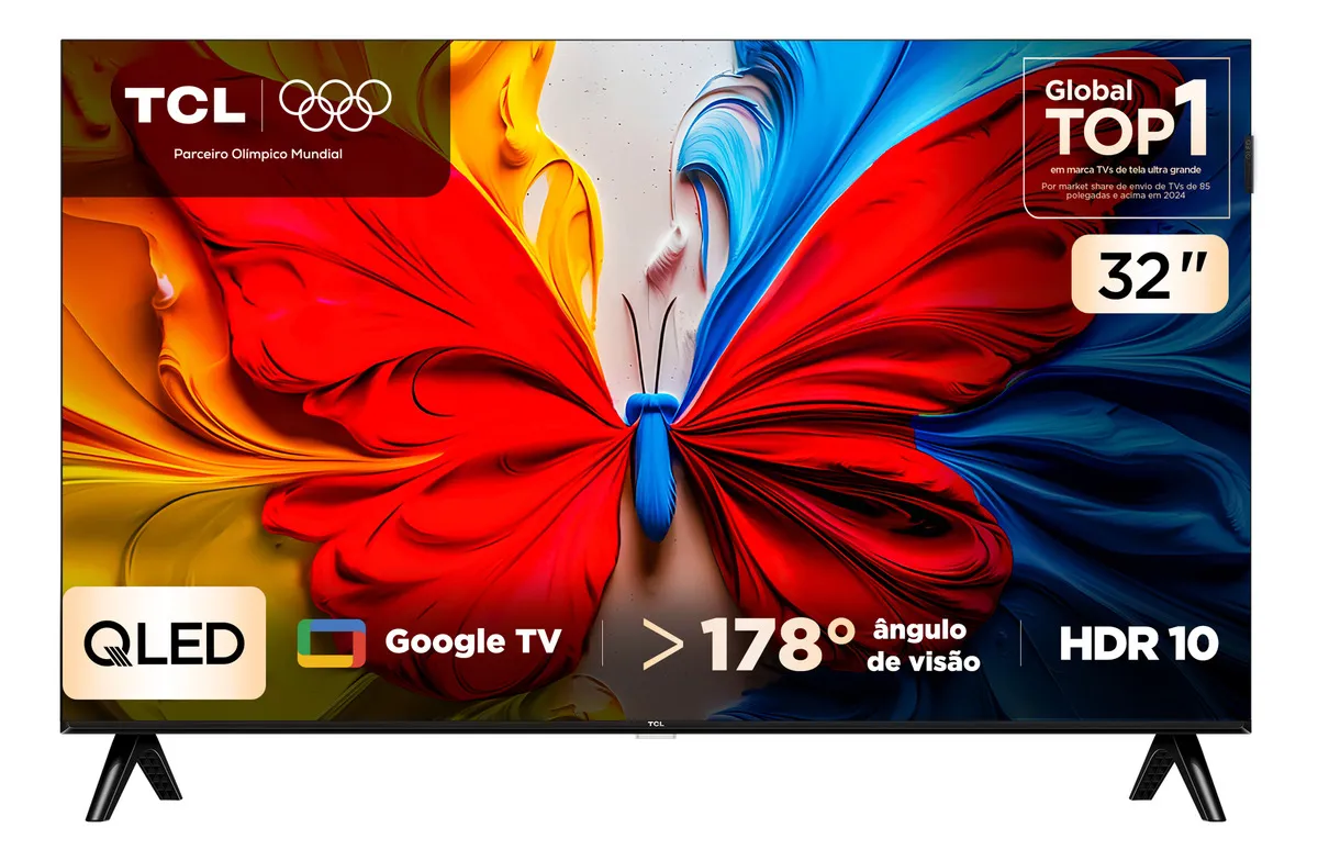 Smart TV TCL 32 Polegadas HD QLED S5K