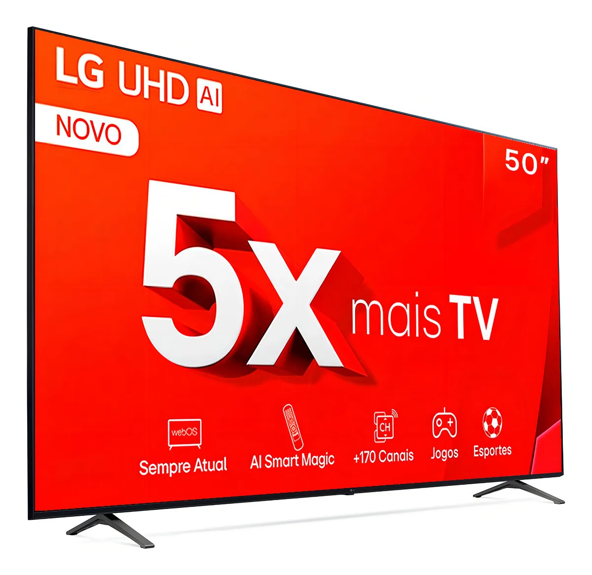 Smart Tv LG 50 4k Uhd Hdr Thinq Ai Pro Wi-fi Bluetooth Alexa Apple Airplay - 50tu801c0sa