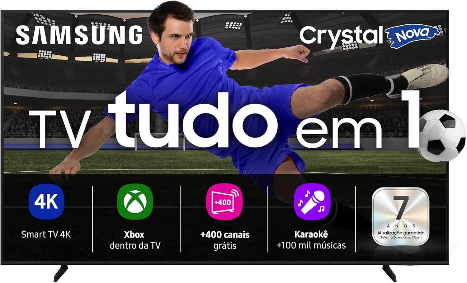 Smart Tv U8600f Crystal Uhd 4k 50 2025 Preto Samsung
