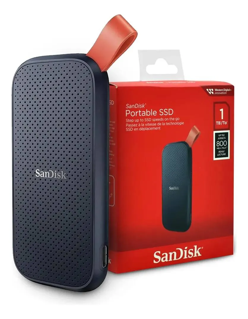 SSD Externo SanDisk Portable 1TB SDSSDE30-1T00