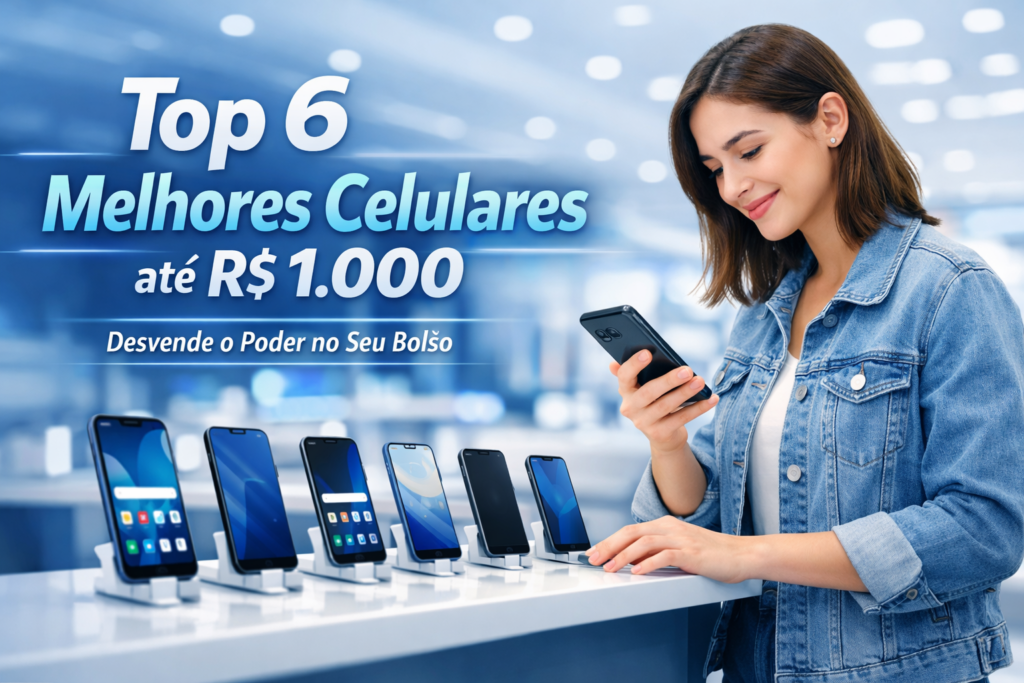 Top 6 melhores celulares até R$ 1.000