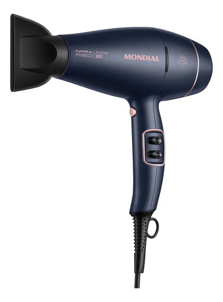 Secador De Cabelos Infrared Mondial 2000w SCP-01-IR