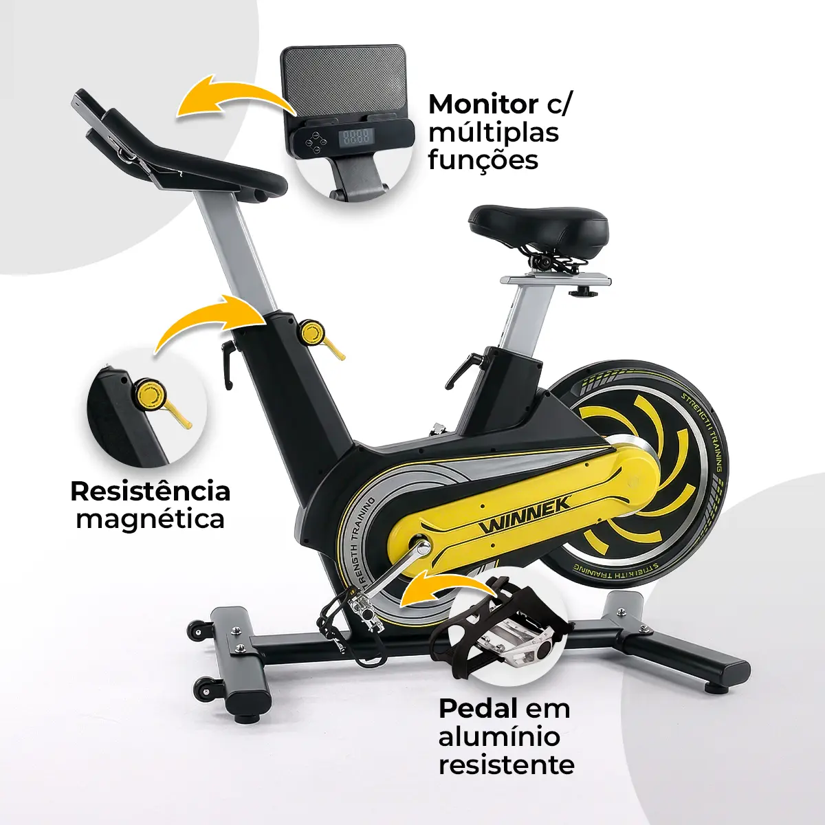 Winnek Spark 8kg Magnética Bluetooth