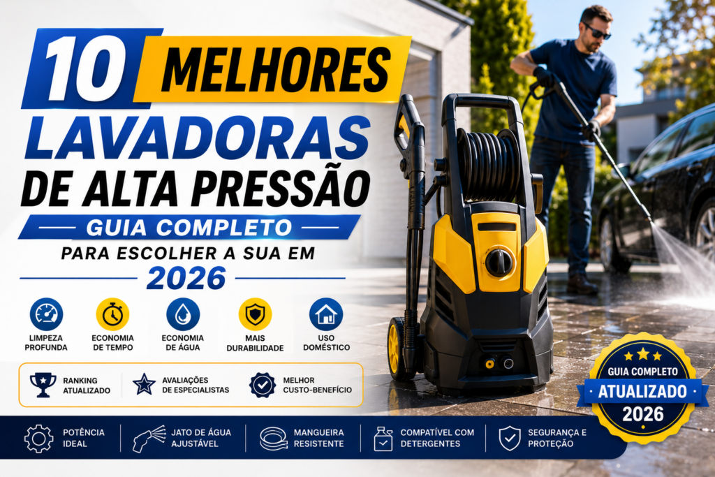 Melhores Lavadoras de Alta Pressão de 2026. Vap, Guia Completo