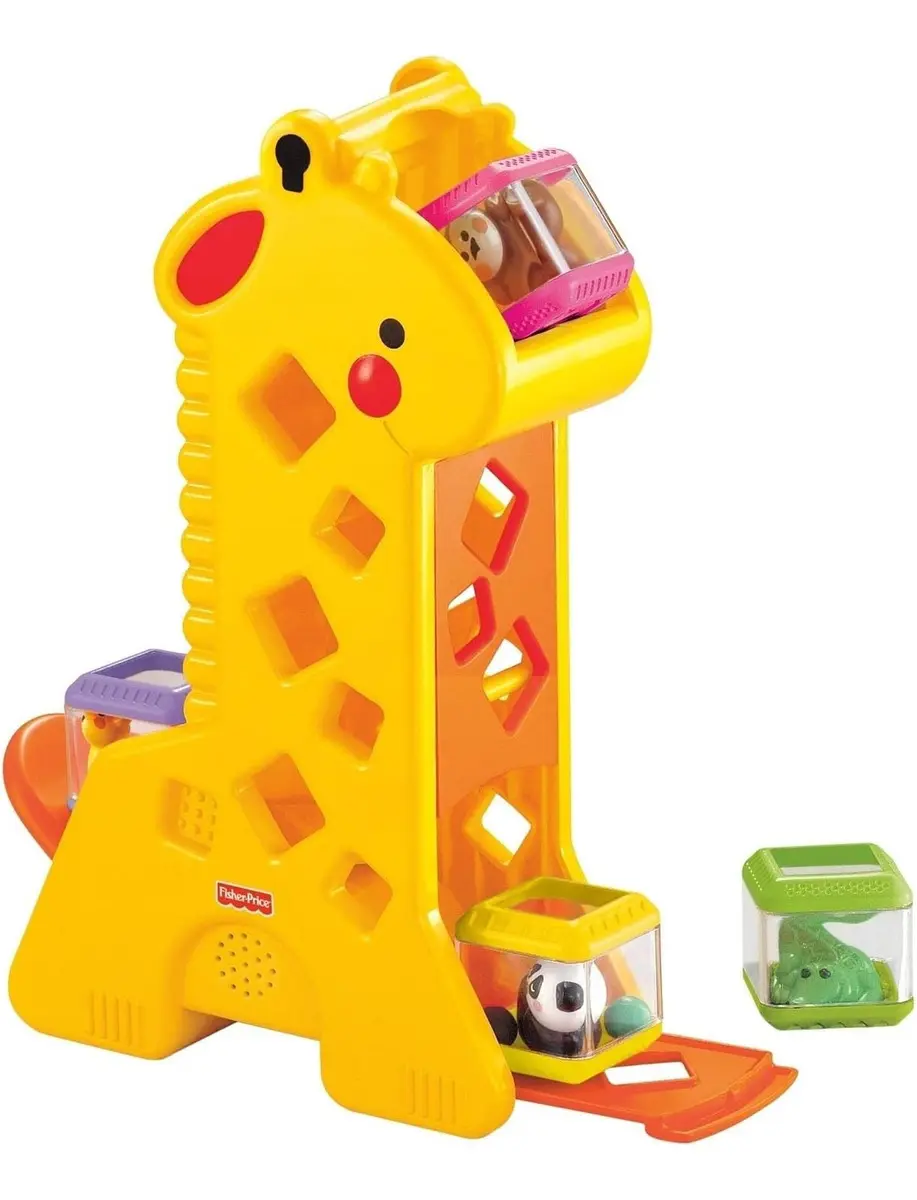 Girafa Divertida Com Blocos Fisher Price - Mattel