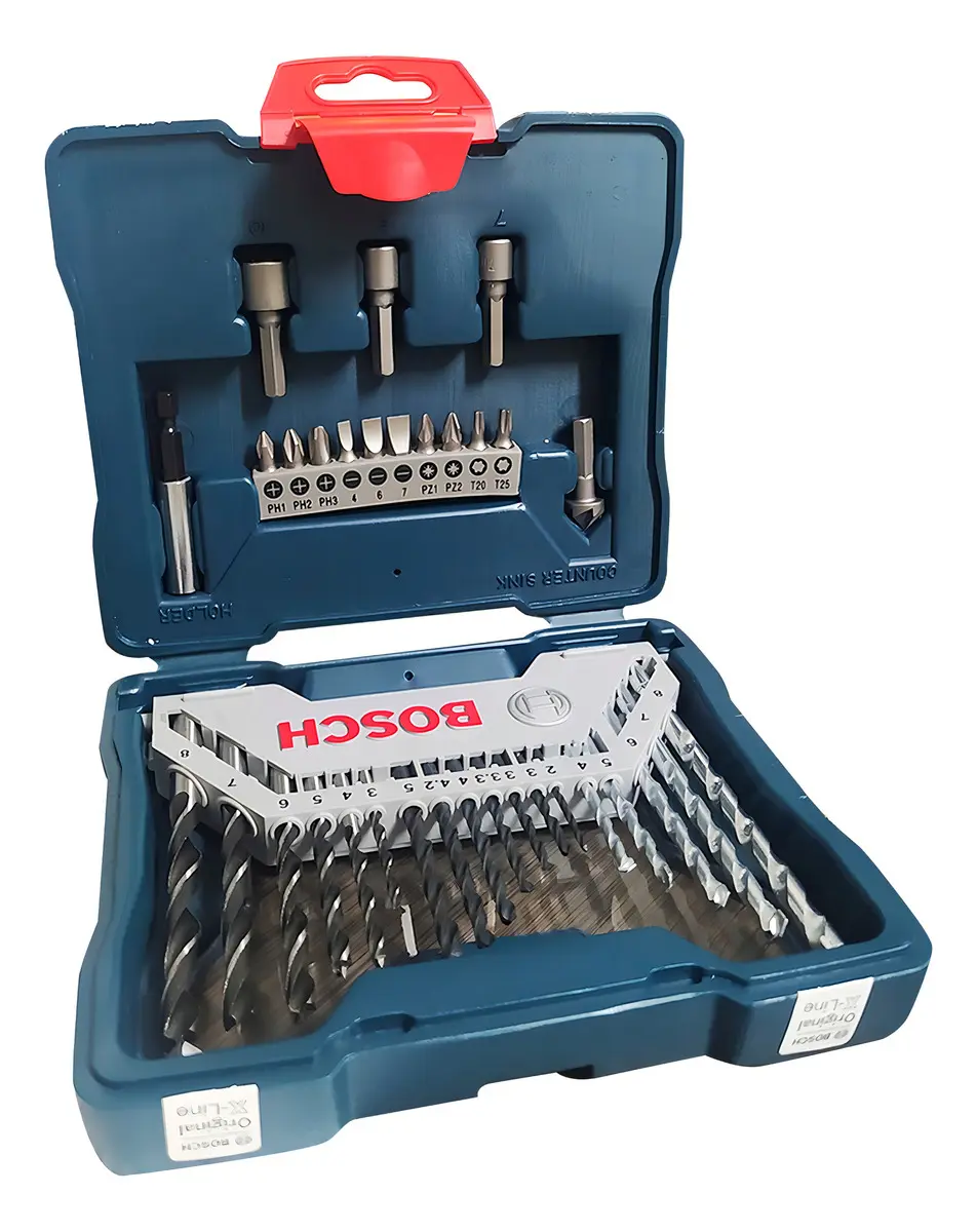 Kit de Pontas e Brocas Bosch X-Line 33 Peças