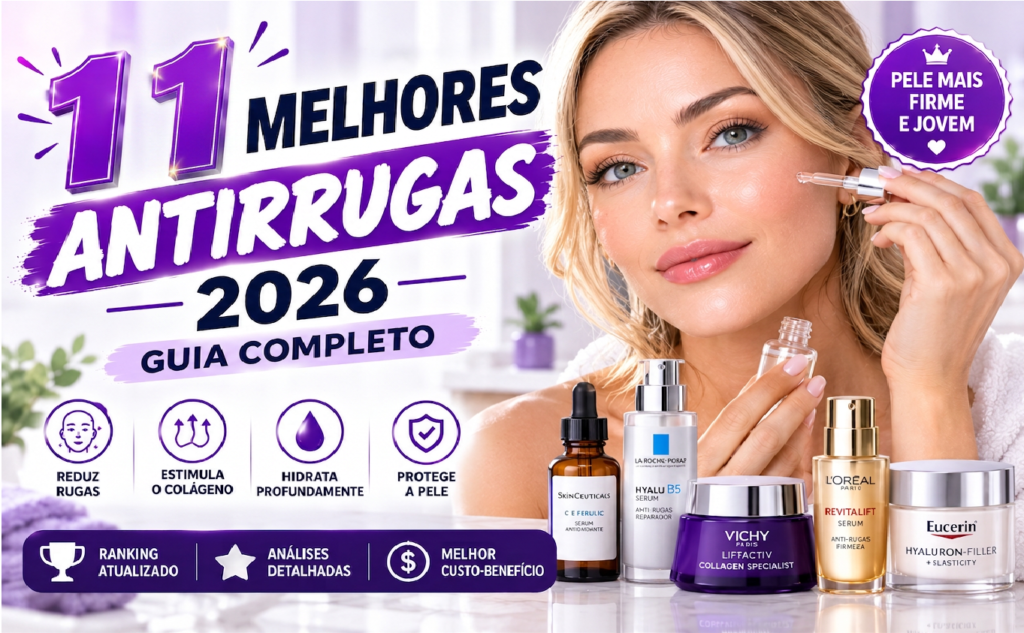 11 melhores antirrugas de 2026: Guia Completo