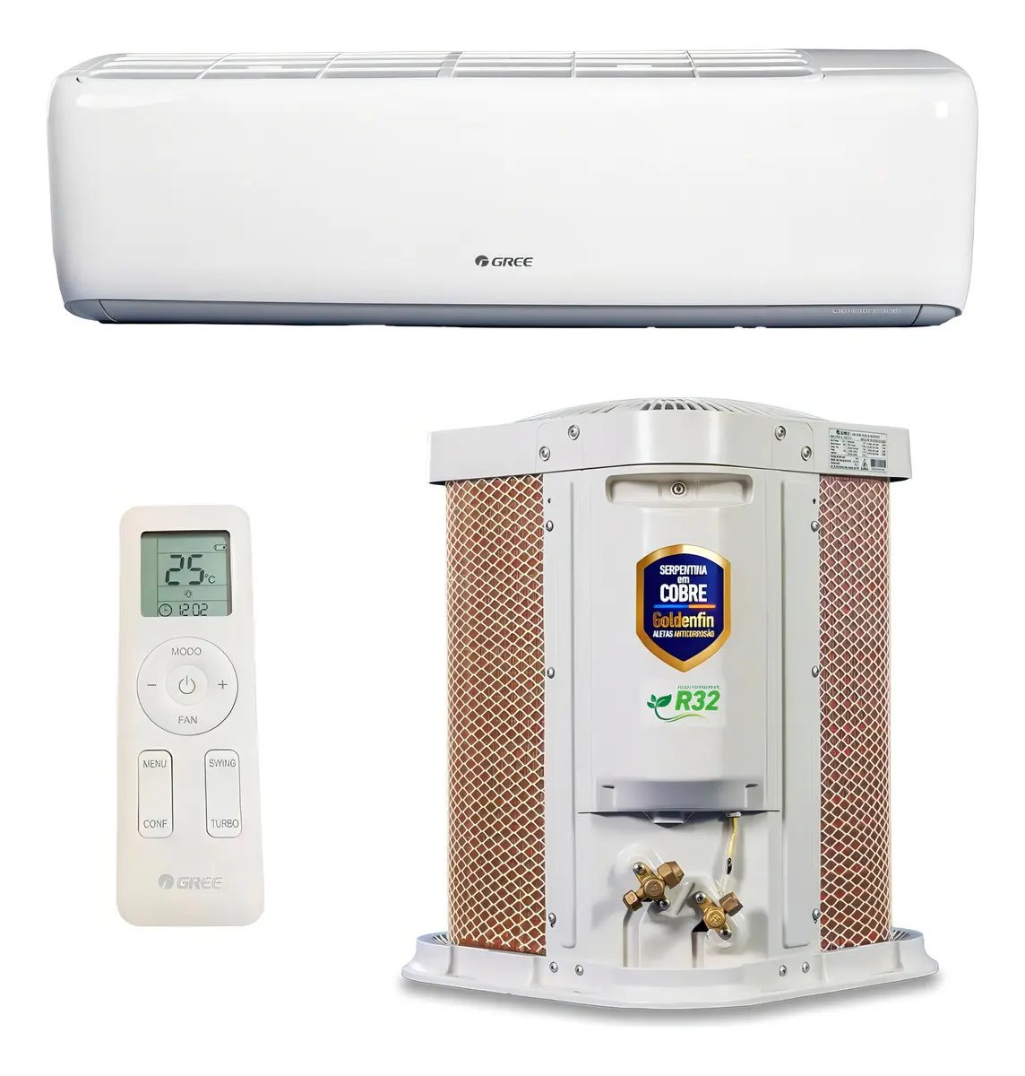 Gree G-top Inverter 9.000 BTUs Frio R-32