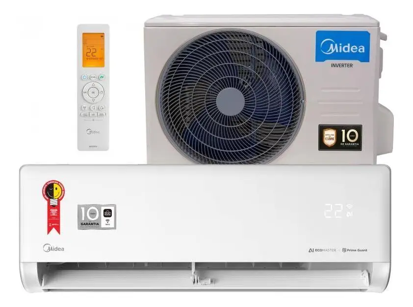 Midea AI Ecomaster 12000 BTUs Quente Frio