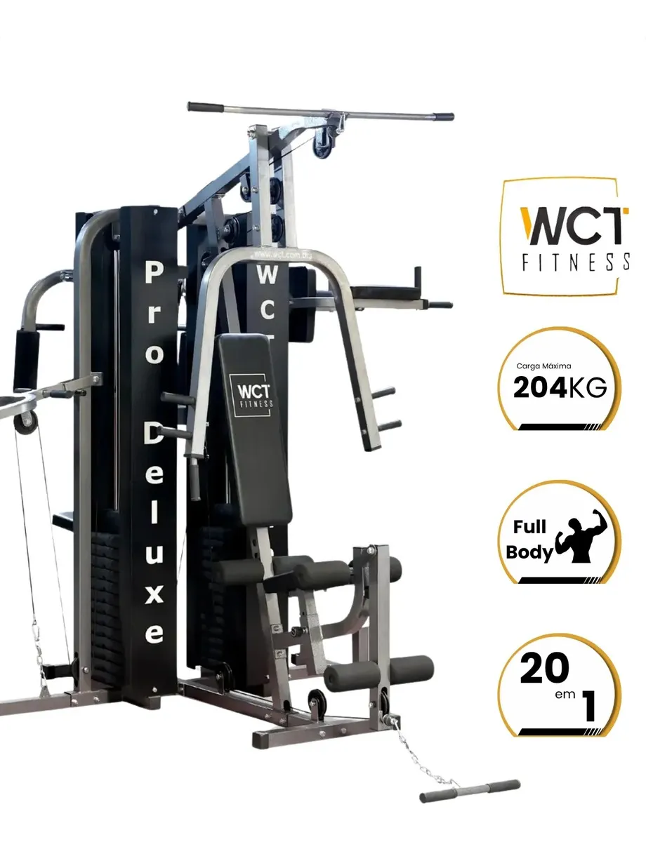 Multi Estação Premium WCT com carga indicada de 204 kg